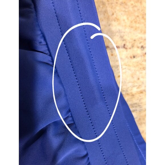 Women's Size L BeanSport Swimwear, Pull-On Shorts Cobalt Blue Panty Swim Shorts - Picture 5 of 14